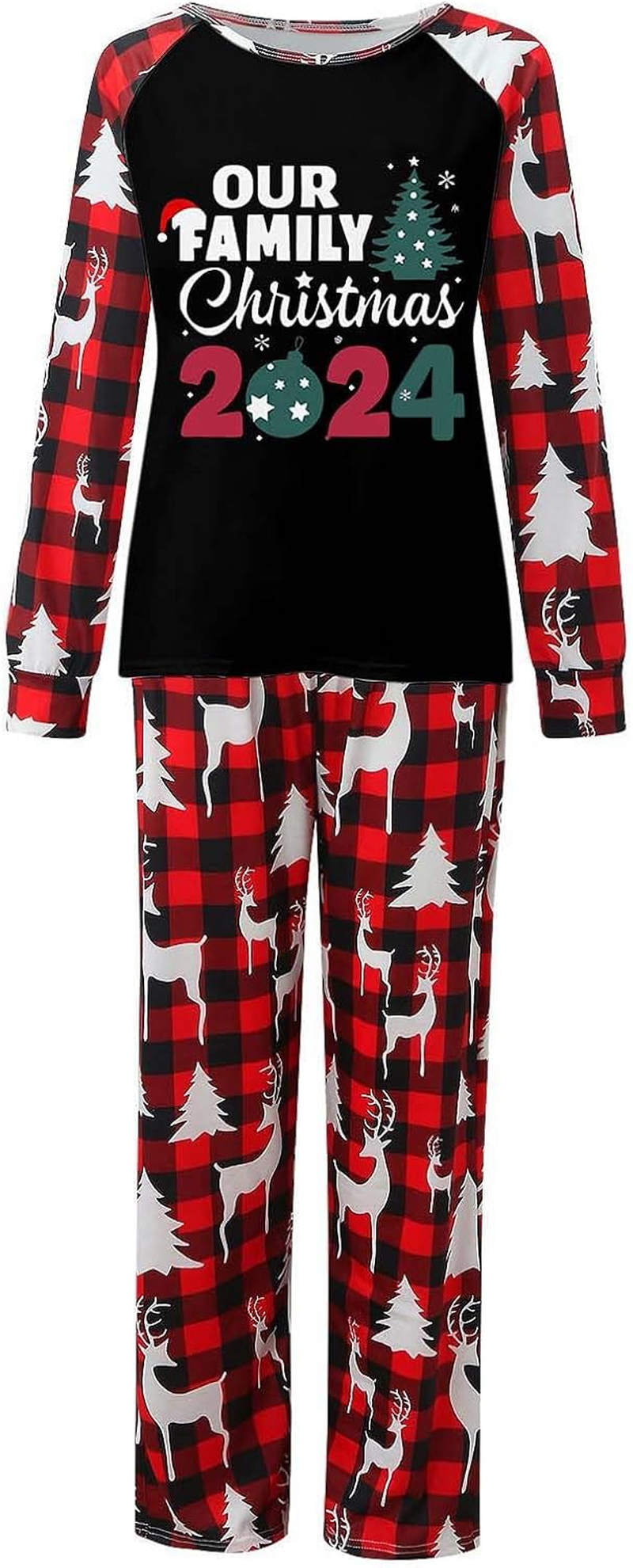 Family Christmas Pajamas Set, Matching Pjs Couple Christmas Pajamas Family Set, Holiday Matching Pajama image number 2