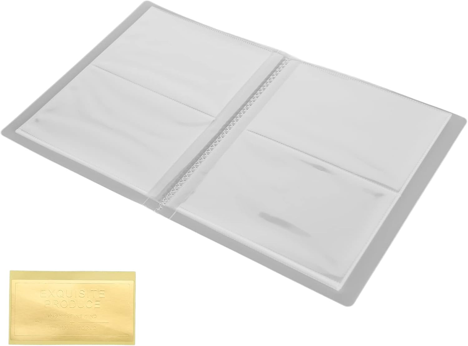 Sticker Storage Book, Safe Environmentally Friendly Nail Sticker Storage Book Large Capacity with Label Sticker for Nail Decals Organizing for Photos Organizing image number 1