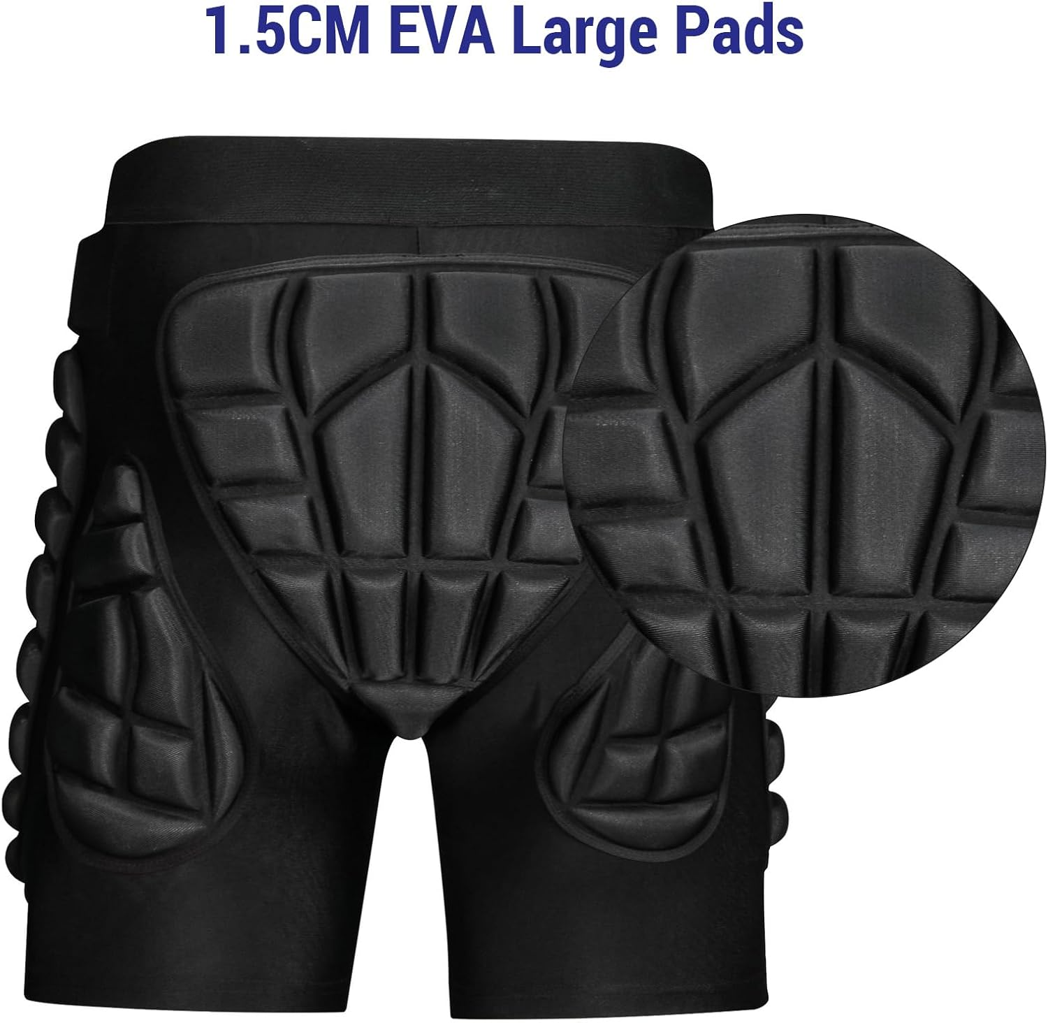 3D Padded Shorts Skateboarding Snowboarding Skiing for Women Men image number 6