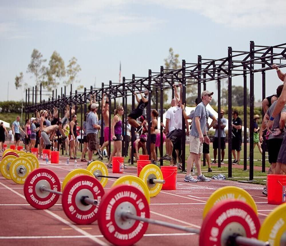 Hacuba Fitness 1 Inch Barbell Clamps - Quick Release Pair of Locking 1'' Diameter Standard Bar Weight Plates Collar Clips for Workout Weightlifting Fitness Training Bodybuilding (Black) image number 1