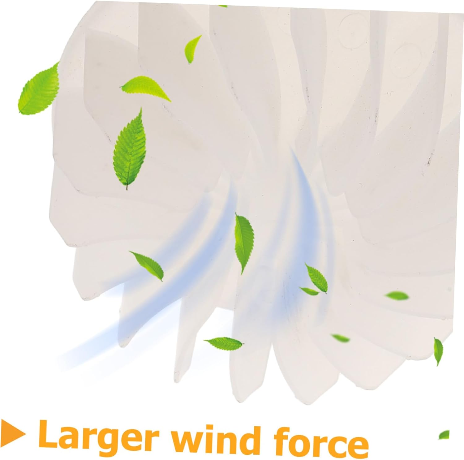 OATIPHO 20Pcs High Wind Power Hair Dryer Fan Hair Dryer Spare Parts Abs White image number 3