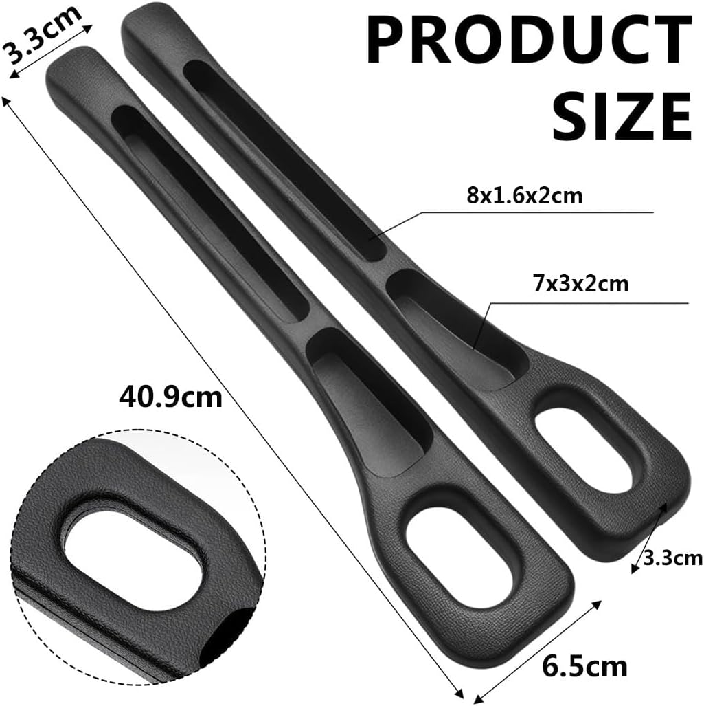 Aufondof 2 Pack Car Seat Gap Filler with Storage Organizer, Leather Car Filler Universal Fit for Cars SUV Truck,Easy to Install, Red (Red) image number 1