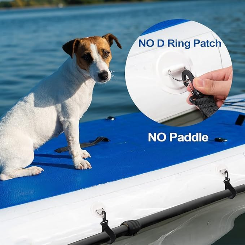 Kayak Paddle Holder,Kayak Paddle Clip, 8Pcs Kayak Paddle Strappaddleboard Paddle Holder, Inflatable Boat Paddle Keeper（Black） Hooks image number 6