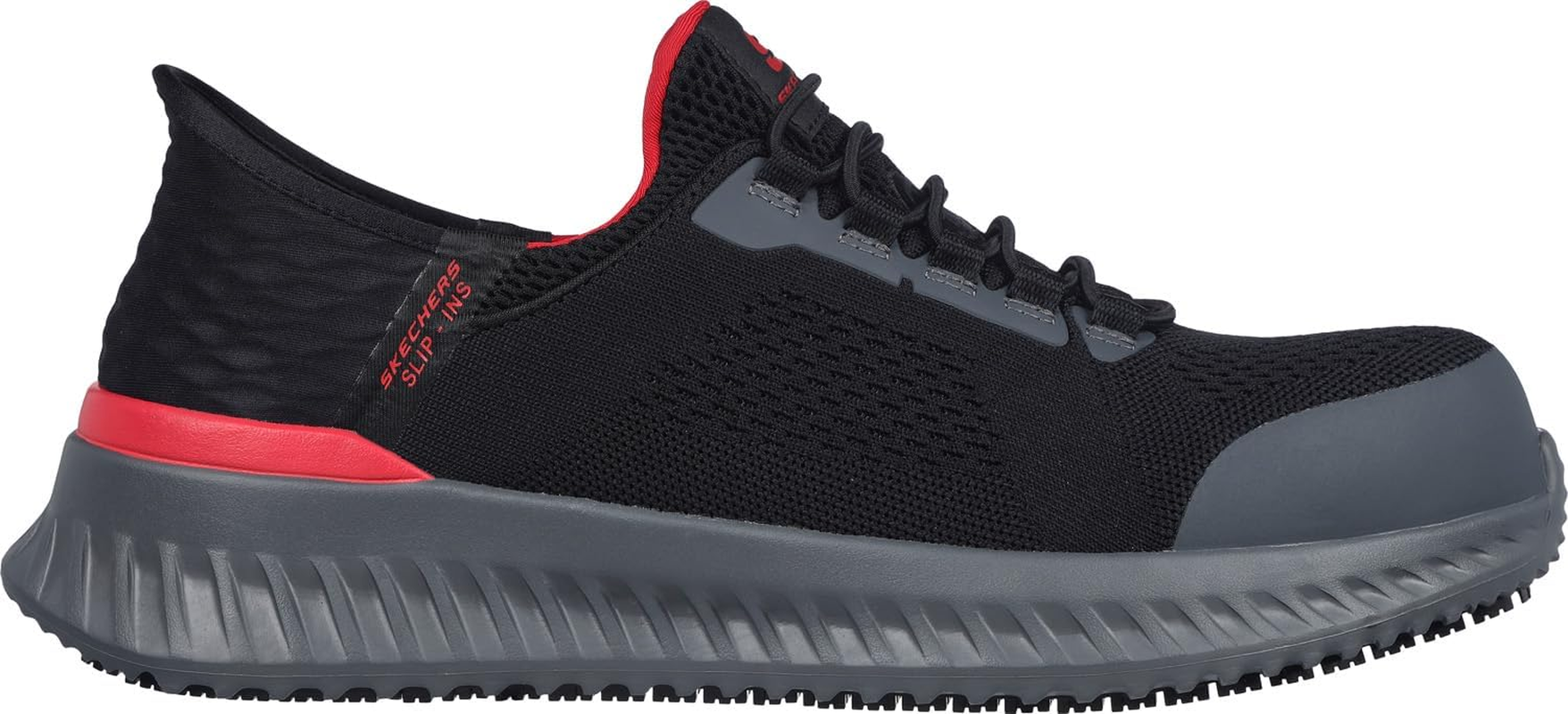 Skechers Men'S Hands Free Slip-Ins Tilido Fletchit Comp Toe Construction Shoe image number 5