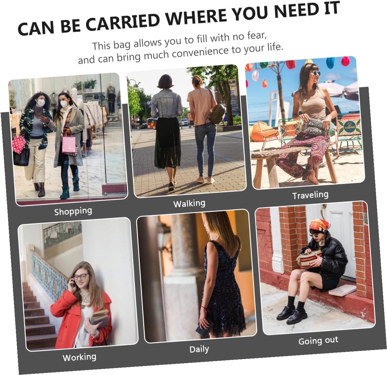 VANZACK Portable Makeup Brush Organizer Bag Compact PU Leather Cosmetic Case for Travel Stylish Storage Pouch for Women Easy Access Travel Makeup Bag image number 2