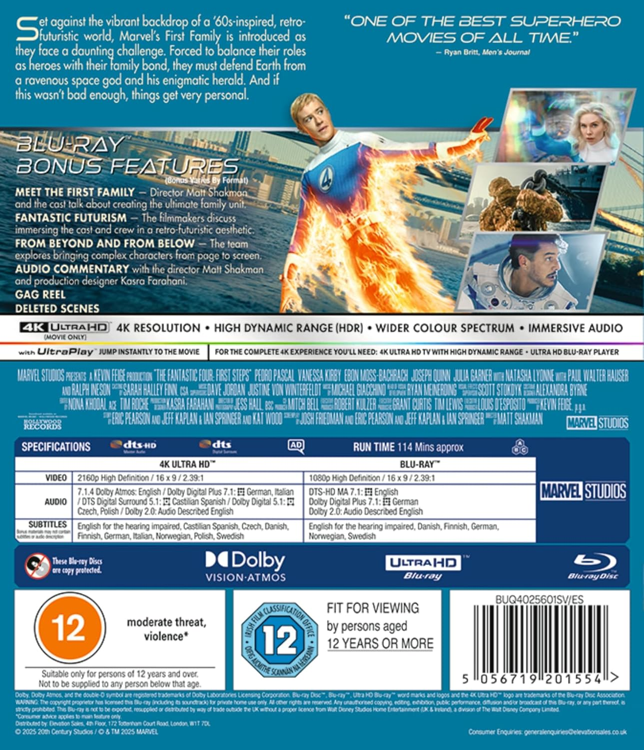 Marvel Studios' the Fantastic Four: First Steps 4K Ultra HD/BD [Blu-Ray] [Region Free] image number 5