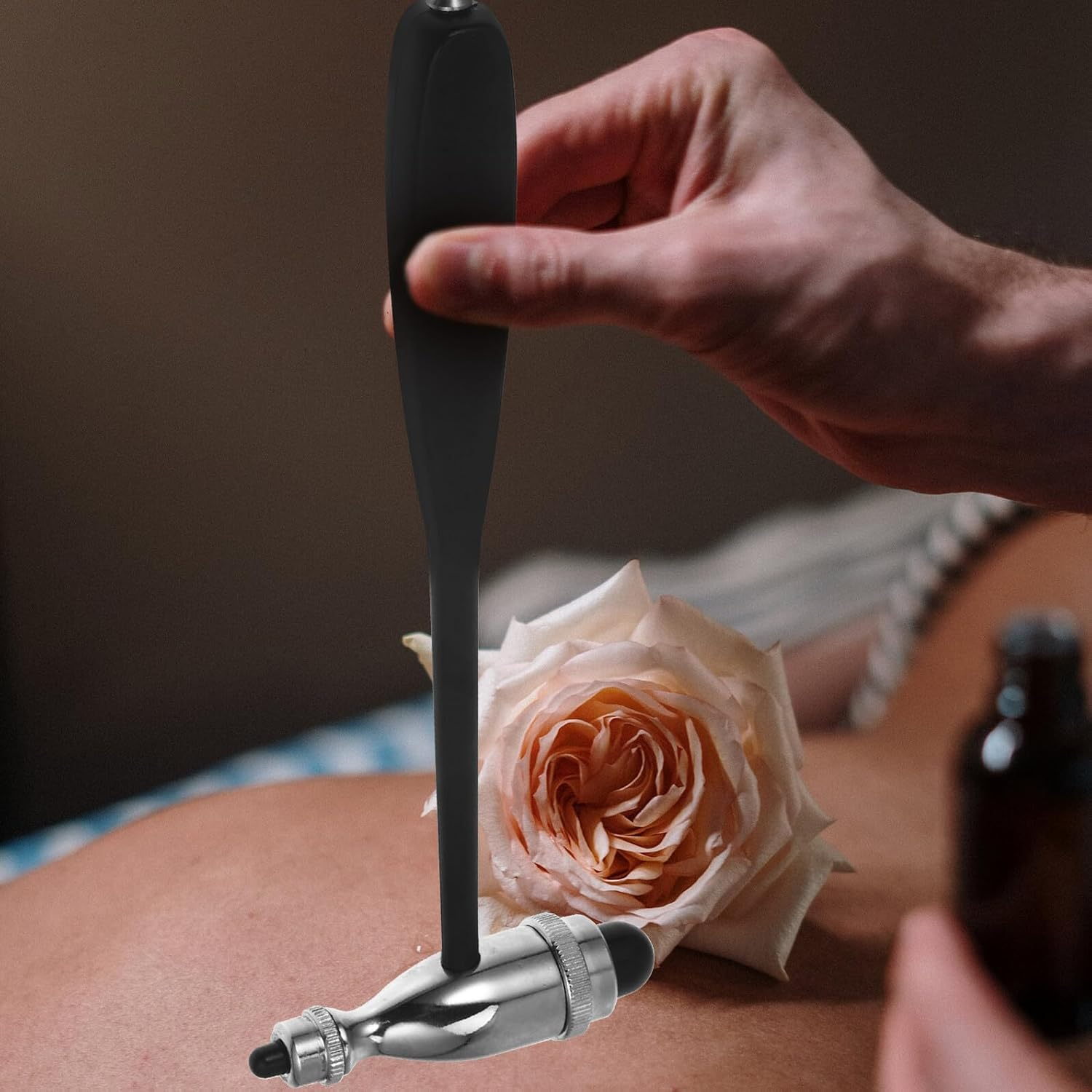 COHEALI Multi-Use Neurological Percussion Hammer with Long Handle for Precise Diagnostic Testing Stainless Steel Medical Hammer for Reflex and Muscle Response Assessment image number 4