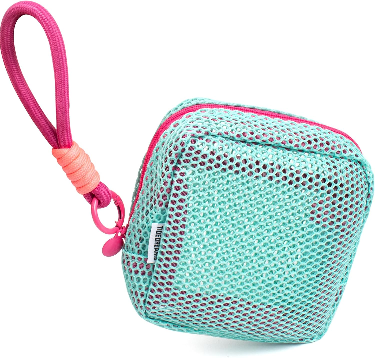 DDPOND Mesh Makeup Bag Mesh Cosmetic Bag Travel Toiletry Bag Pouch with Zipper Mini Cute Makeup Cosmetic Travel Toiletry Purse Bag for Travel Accessories (Green)