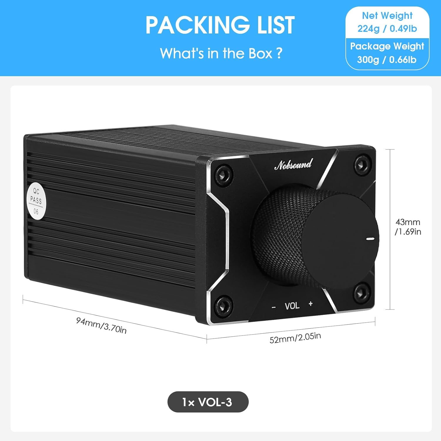 Nobsound High Precision Passive Preamp Volume Controller VOL Control Hifi Preamplifier ALPS (Rca&Hifi Version, Black) image number 6