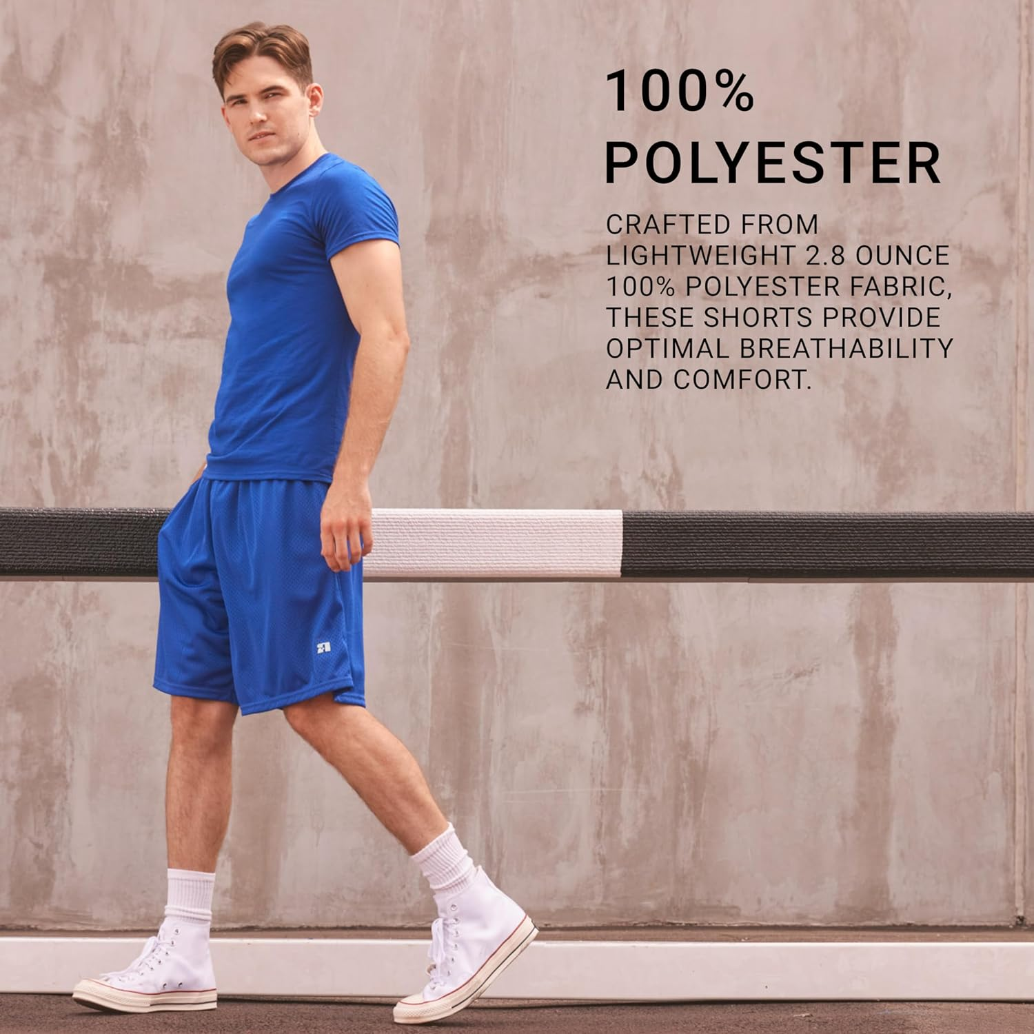 Russell Athletic Men'S Mesh Short with Pockets image number 6