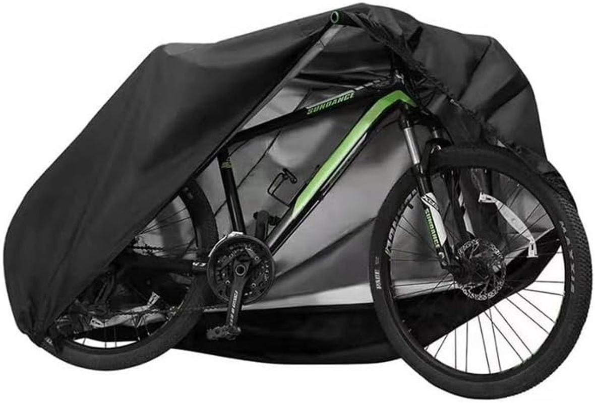 Extra Large Waterproof Bike Cover with Lock Holes - Premium 210D Oxford Fabric, Uv-Resistant Outdoor Protection for Mountain, Road, Electric Bikes - Includes Storage Bag, Pack of 1 image number 6