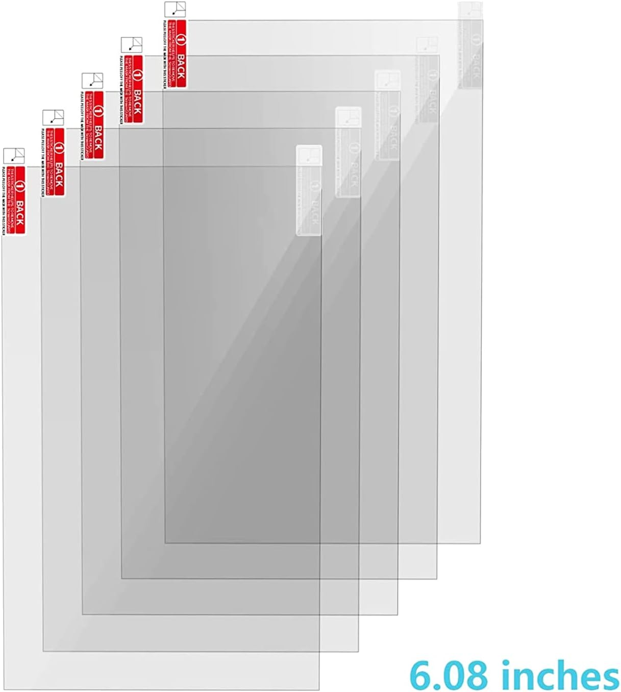 Domoi 10Pcs Screen Protector for LCD Resin 3D Printer, Screen Protective Film for Photon Mono 4K 6.23 Inch Monochrome image number 5