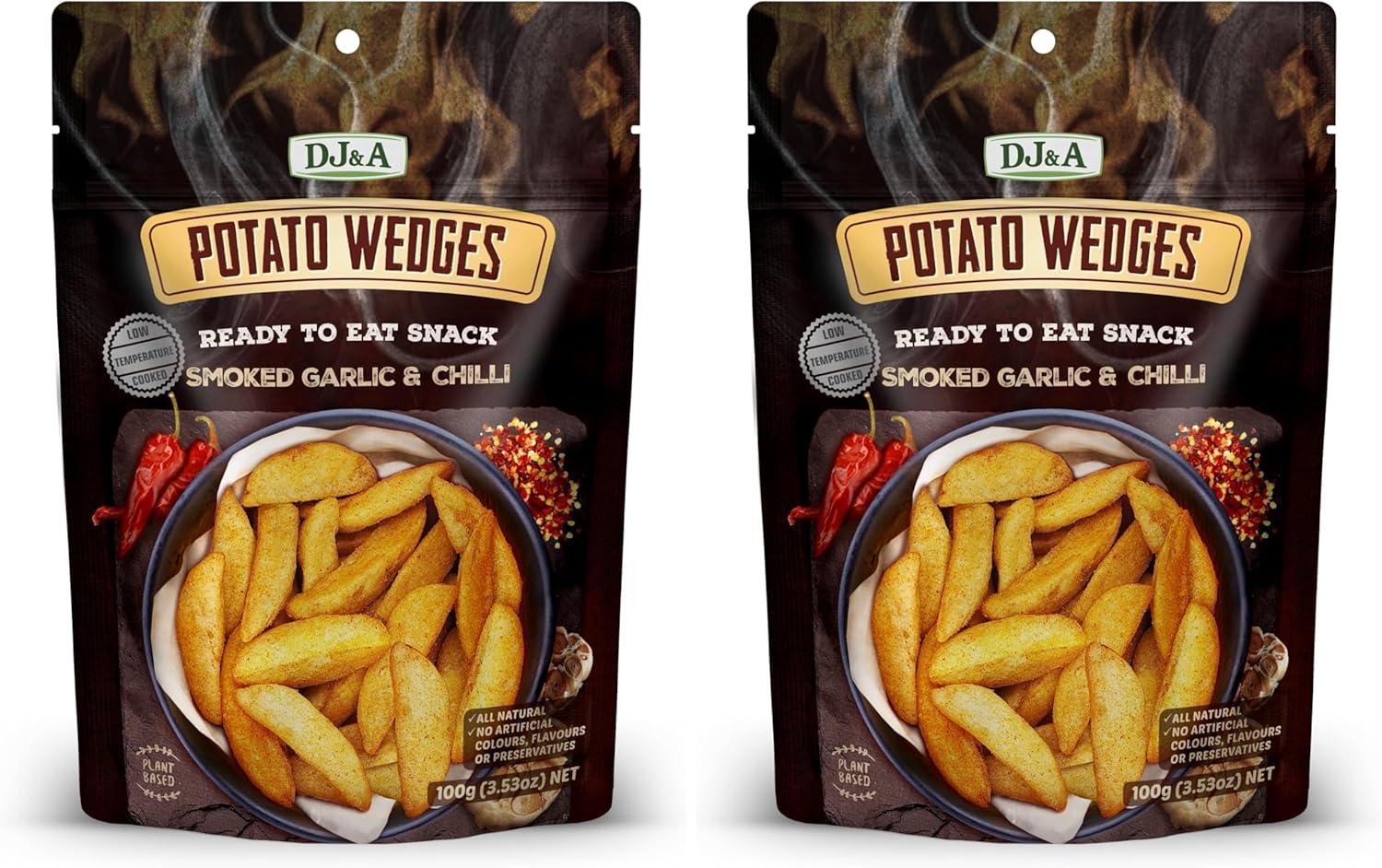 DJ & a Potato Wedges Smoked Chilli Garlic 100 G