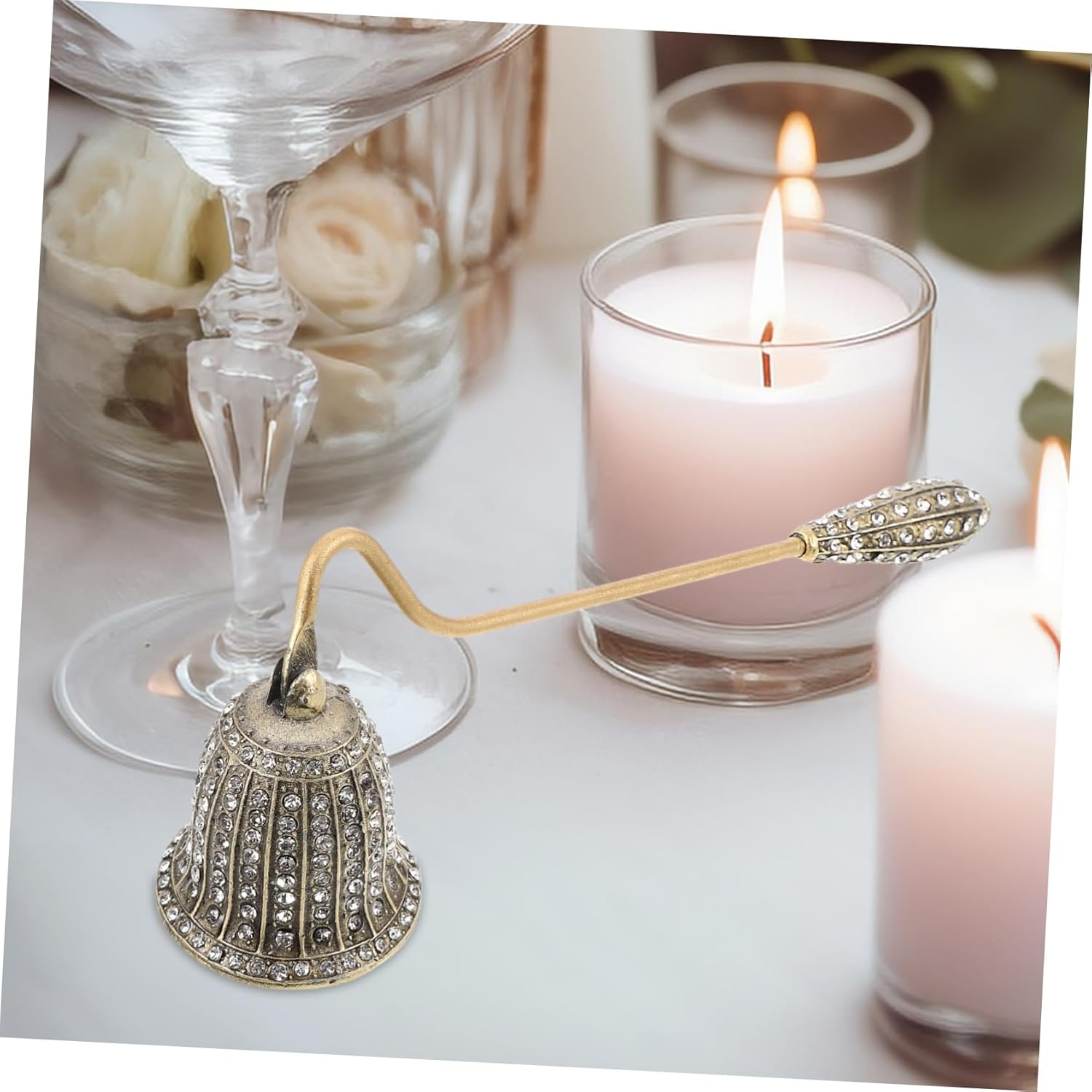 SAFIGLE Retro Candle Extinguisher Handheld Wick Snuffer Fire Extinguisher for Aromatherapy Candles image number 3