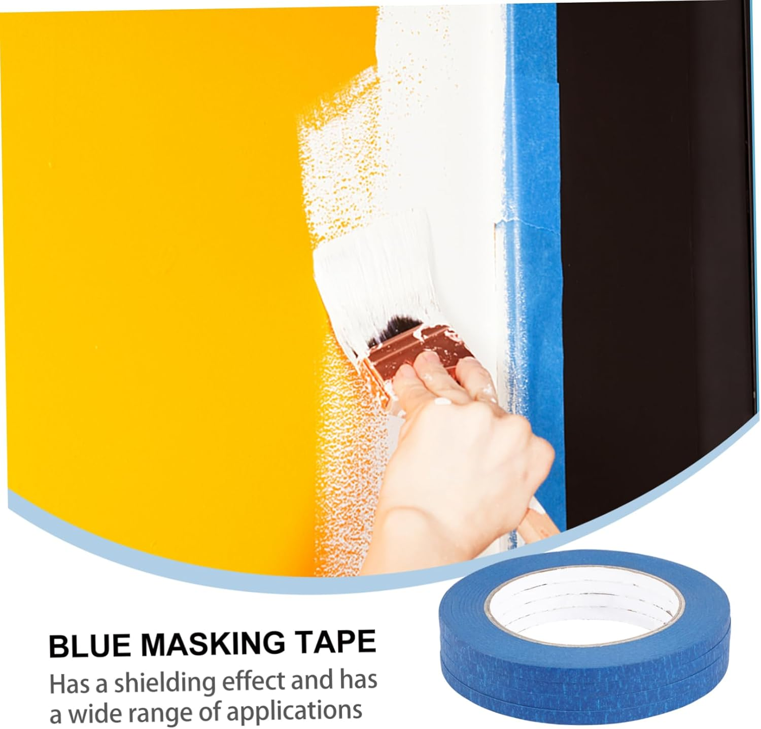 4Pcs Heat-Resistant Tape Paper for Car Tape Adhesive Paper Use for Printing and High-Temperature Applications Included image number 1