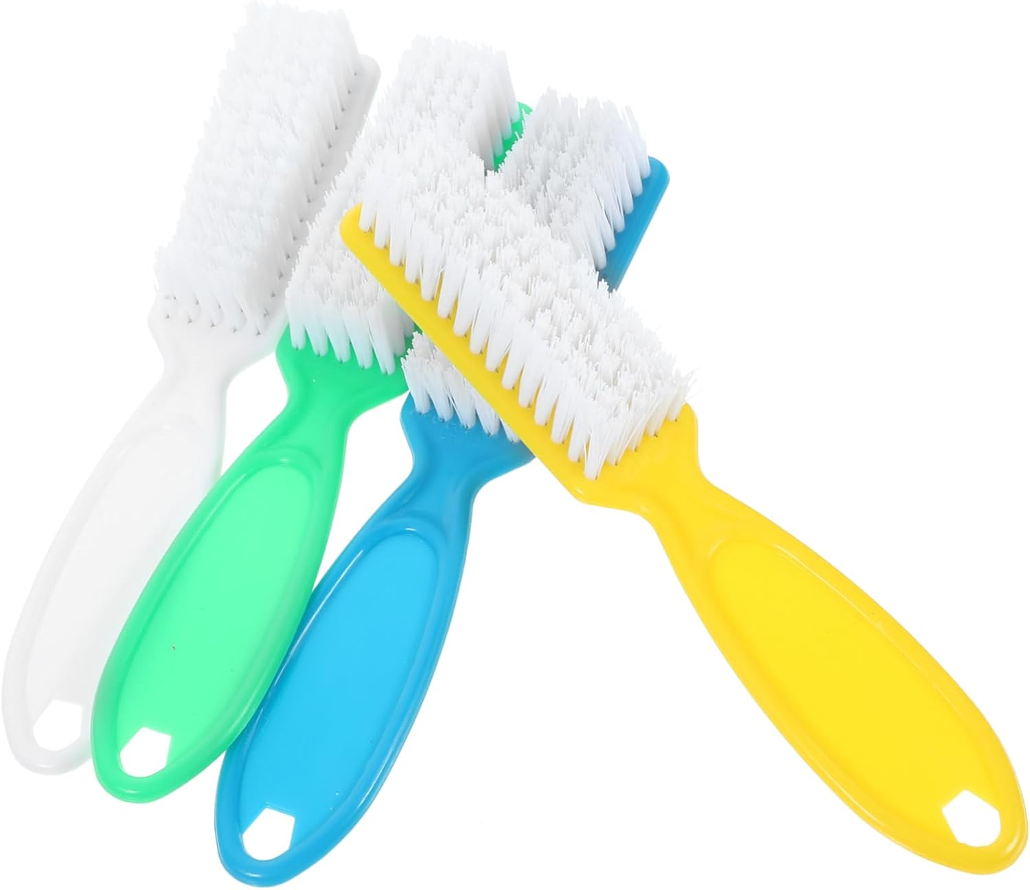 Beaupretty 4Pcs Nail Brush Long Handle Nail Brush Soft Bristles Cleaning Portable for Home Salon Use image number 1