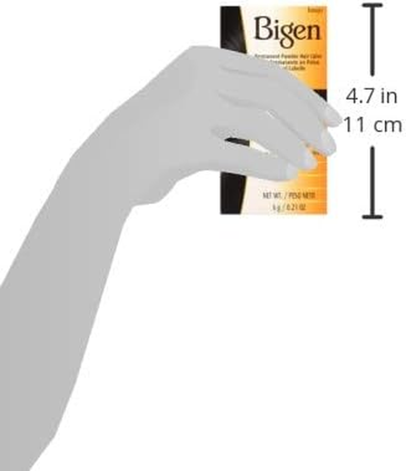 Bigen Permanent Powder Hair Color 58 Black Brown 1 Ea (Pack of 4) image number 2