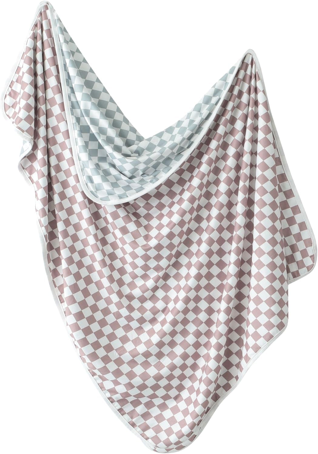 Little Jump Stretchy Jersey Knit Swaddle Blankets, Premium Cotton Floral Baby Blanket,Soft Western Wild Flowers Baby Quilt for Baby Girls and Toddlers(Vintage Floral)