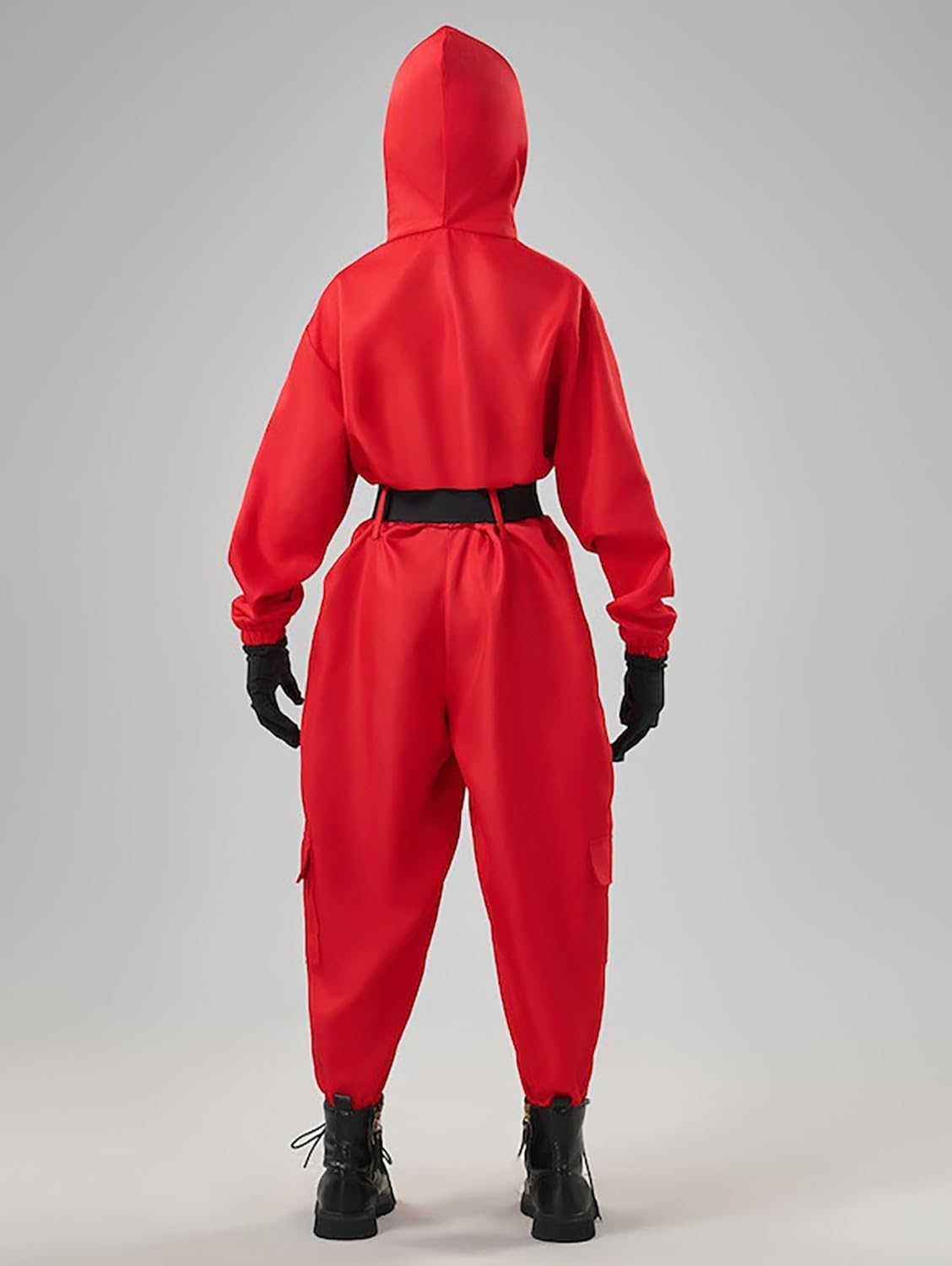 Red Jumpsuit Kids Carnival Casual Suit Set Halloween Cosplay Costume for Kids image number 5