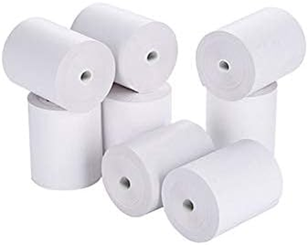Thermal Printer Paper Roll 57 * 40Mm Printer Roll Paper for Supermarket POS Receipt Printing 10 Rolls for PT-220 Portable Personal Bill POS Receipt Printer (Printing Paper) - Thermal Printer image number 5