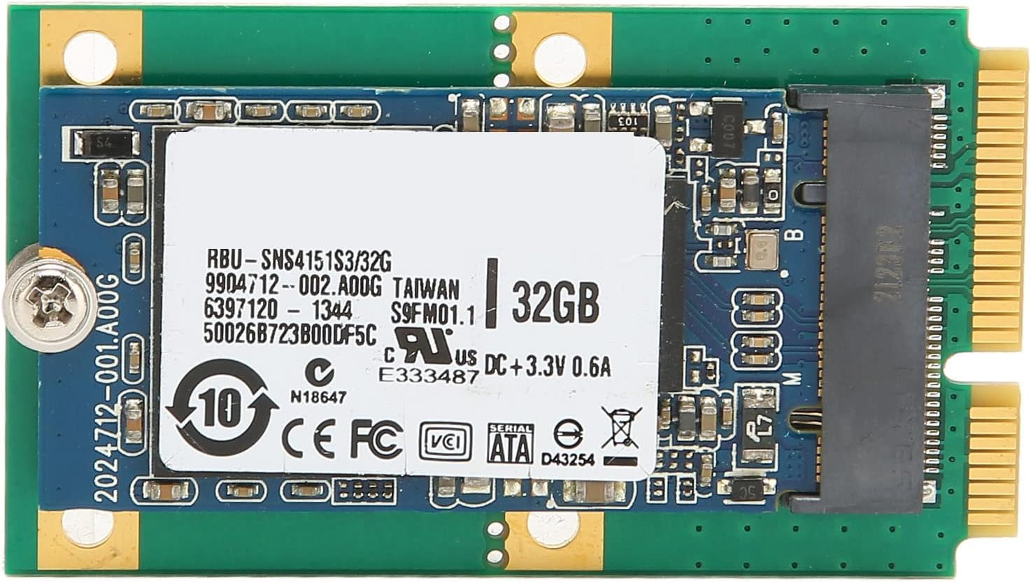 M.2 Hard Drive, Small M.2 SSD Easy Installation Plug and Play PCB for Desktop (32GB) image number 4