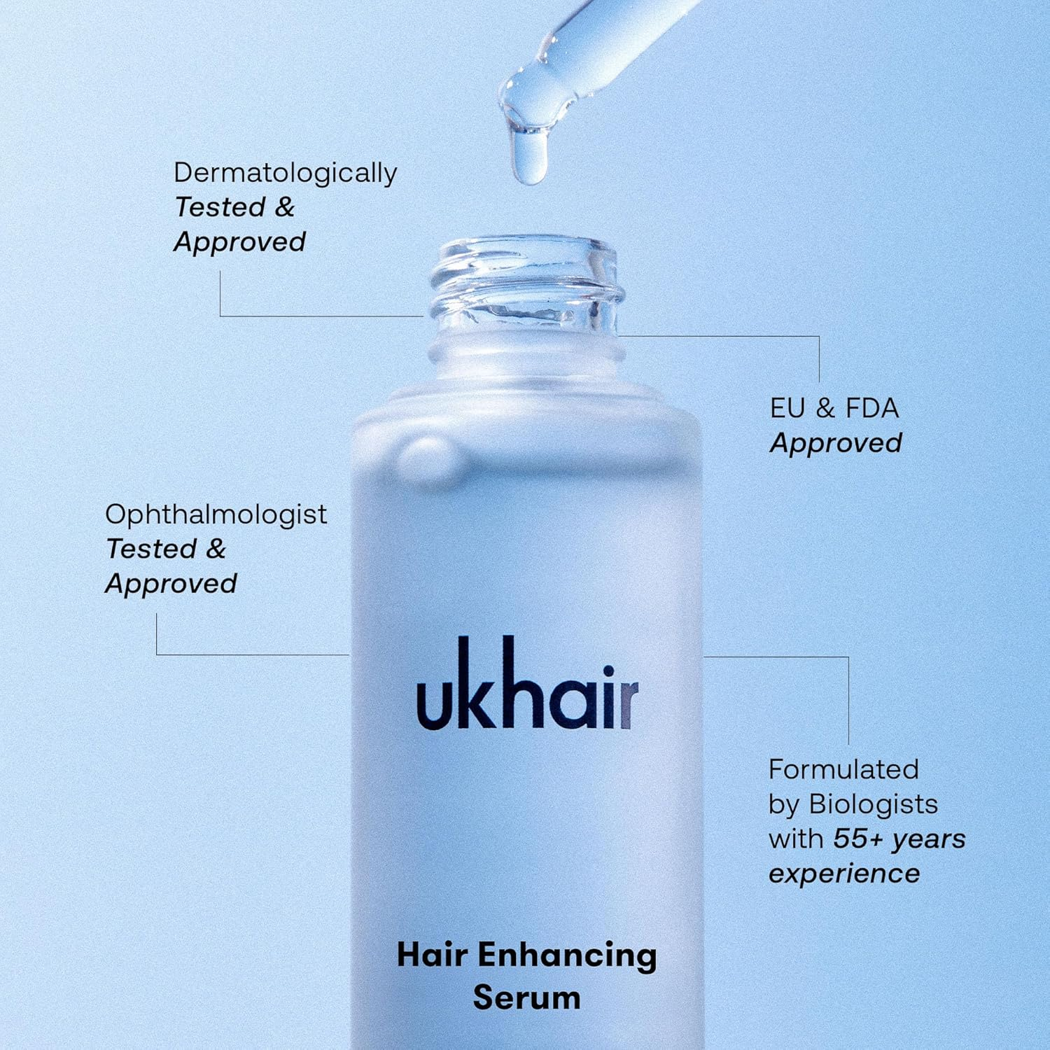 Uklash Ukhair Hair Growth Serum 50 Ml image number 1