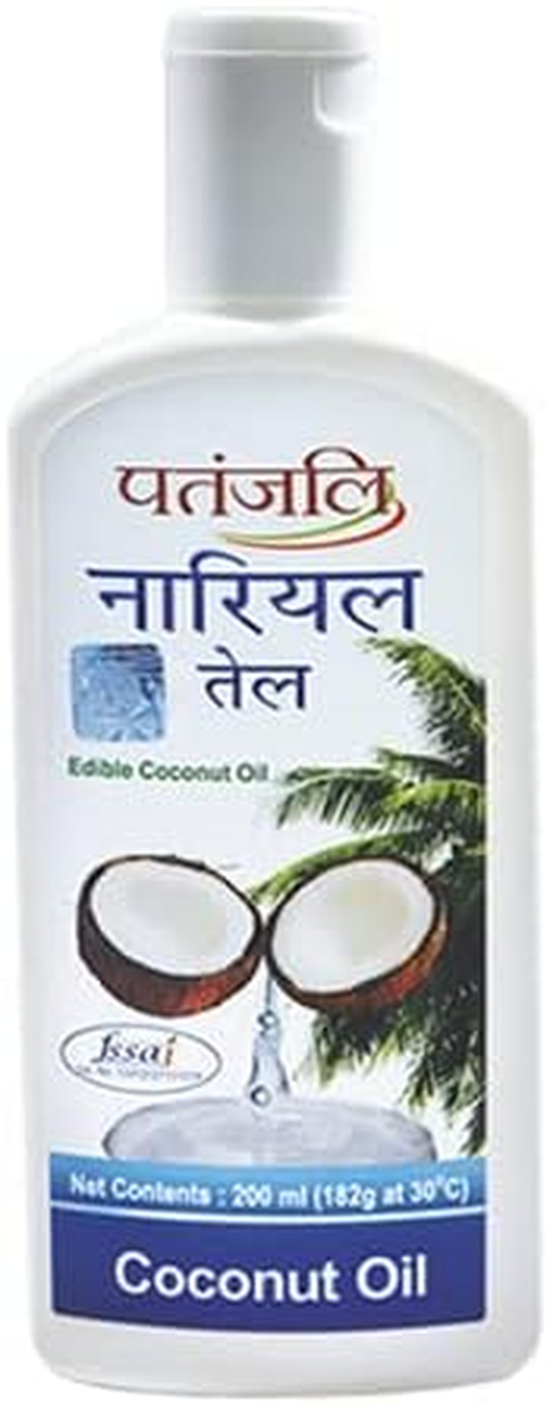 Baba Ramdev Patanjali 100% Natural Coconut Hair Oil 200Ml