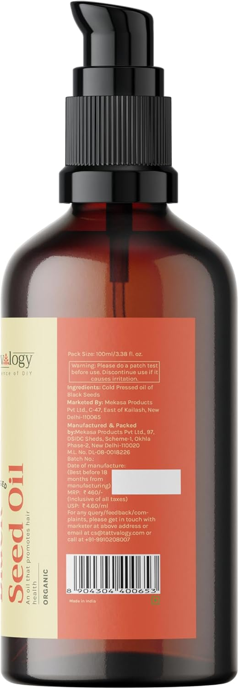 Tattvalogy Jamaican Black Castor Oil, 100 Ml image number 4
