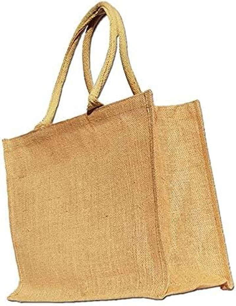 (5 Bags) Babson Best Bags Hessian Bags | Hessian Shopping Bags | Eco Friendly Jute Bags | Stylish Multipurpose Bag | Vegetables and Grocery Bag
