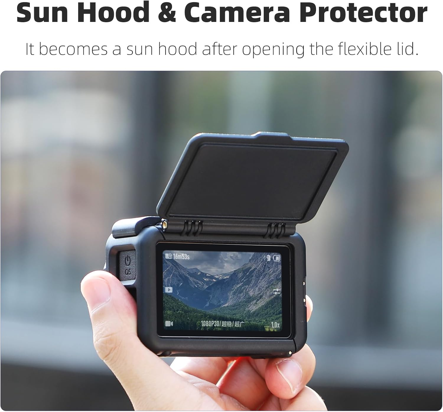 CERFFOOL Protective Cage for DJI OSMO Action 5Pro/4/3 Quick Release with Sun Protection for Action Cameras Accessories image number 6