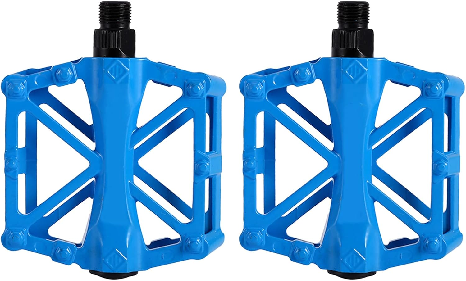 1 Pair Bike Pedals 4.7X 3.7In Aluminium Pedals anti Skid Flat Flat Pedals Platform Bicycle Pedal