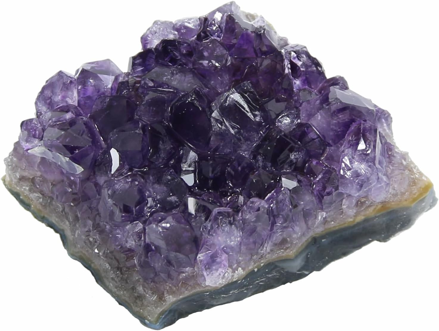 Amethyst Crystal Rock, Real Amethyst Stone, Natural Purple Crystals and Healing Stones, Amathesis Crystal Cluster Geode, Amatista Piedra Natural, Cuarzos Originales De Energia Y Piedras (100G) image number 5
