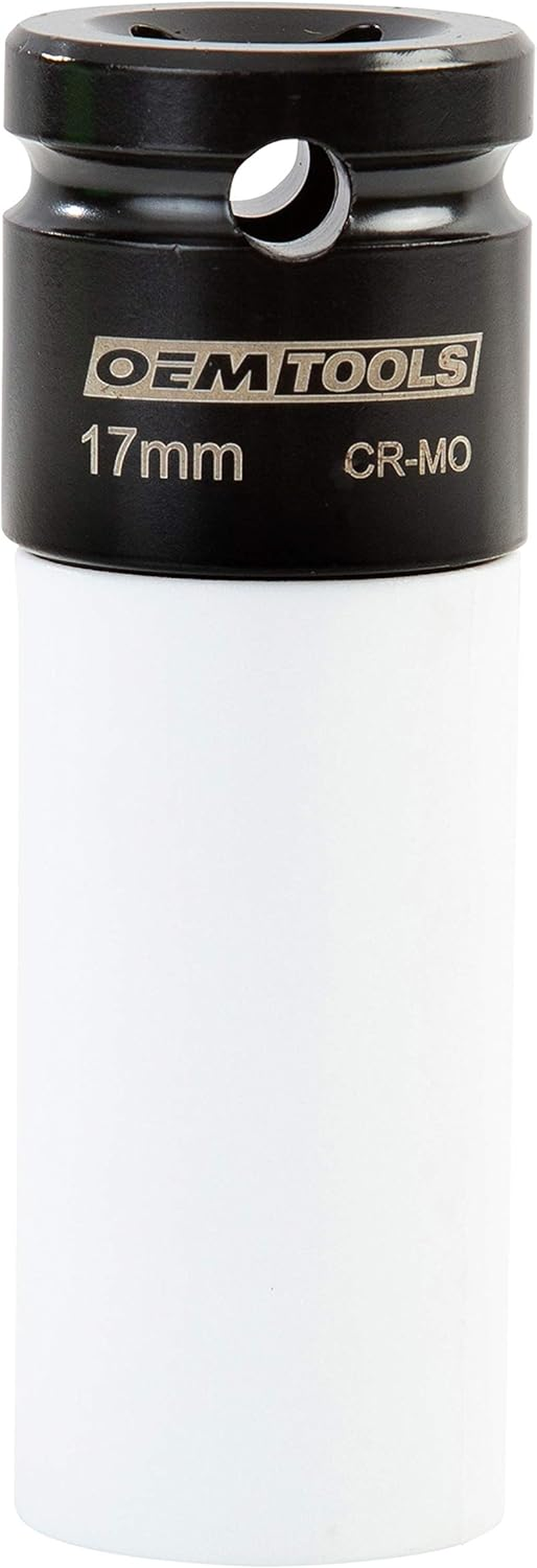 OEMTOOLS 24469 1/2 Inch Drive 17Mm Flower Lug Bolt Impact Socket for Mercedes Wheel Nuts, Protective Non-Marring Metric Lug Nut Socket, Convex Lug Nut Tool