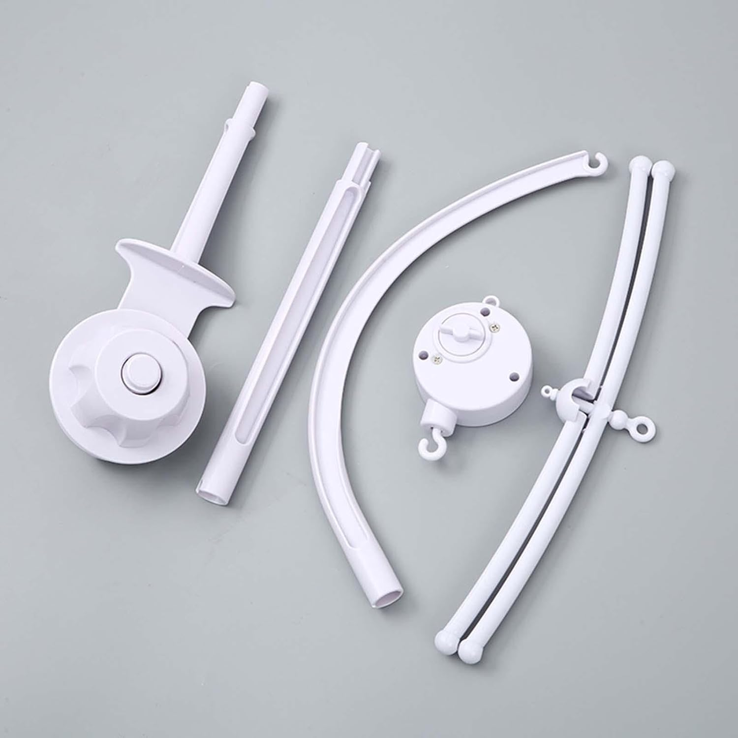 Perfk Baby Crib Mobile Bed Bell Holder,Arm Bracket,Diy Toy Decoration,Strong Slip,Attachment Rotating Baby Bed Mobile Hanger image number 3