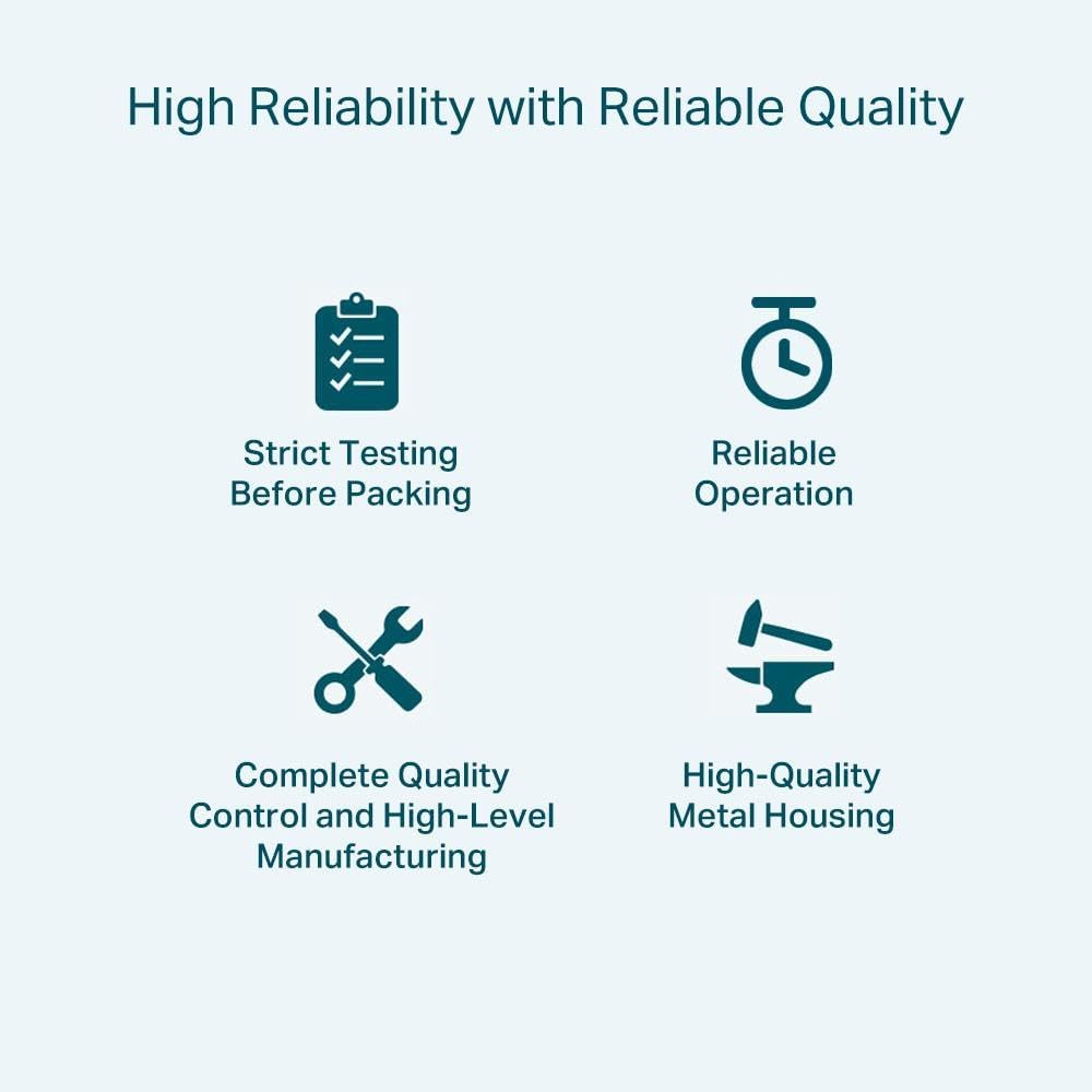 Tp-Link 24-Port 10/100Mbps Rackmount Unmanaged Ethernet Switch, Expand Network Capacity, 10/100Mbps RJ45 Ports, Energy Power Saving, Support Auto MDI/MDIX, Metal Casing, Plug & Play (TL-SF1024) image number 2