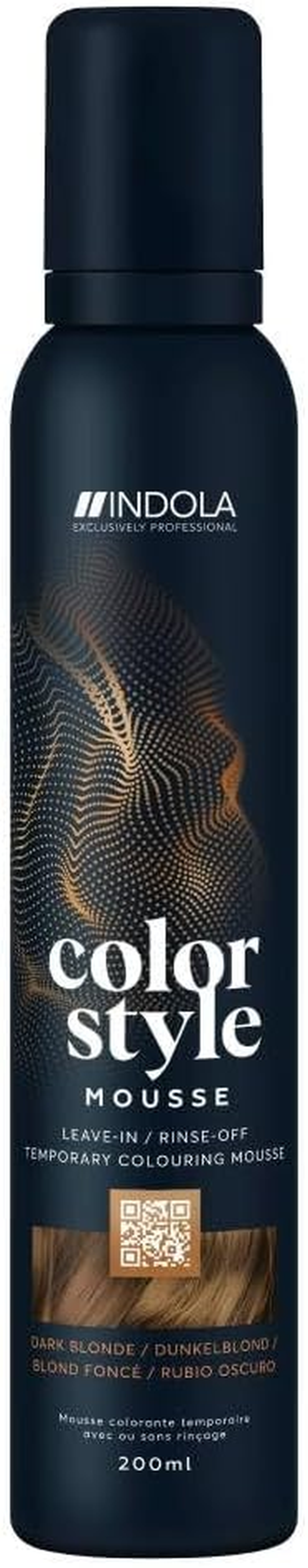 Indola Innova Indola Color Style Mousse - Dark Blonde 200Ml image number 1