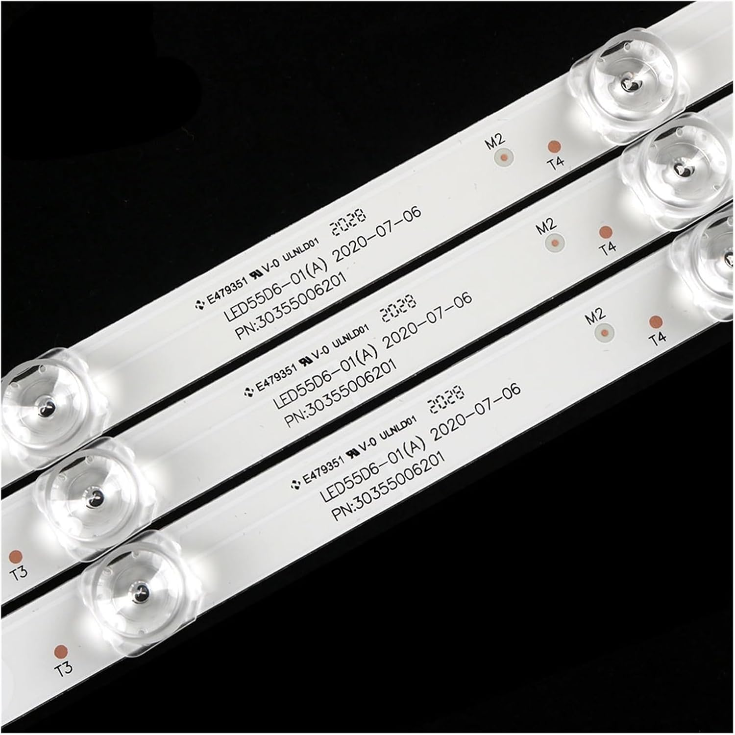 TV Backlight Strips for H.Ai/Er 55Inch Square Lens F55C LQ55AL88M81 G55C F55C LQ55H31 Q55X31J LE55Q6500U N55Y LED55D6-01(A) 303550 image number 1