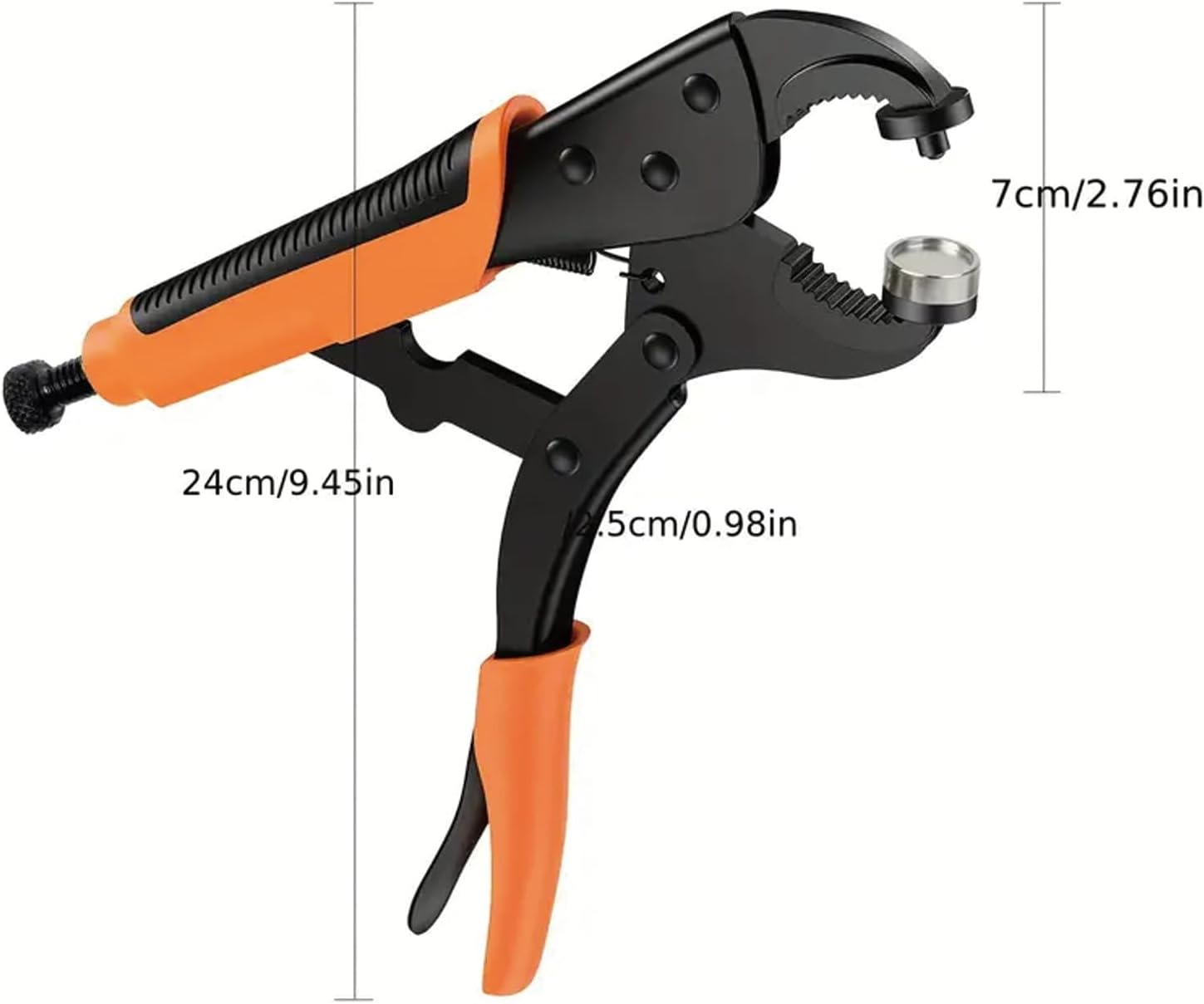 SHAVINGFUN Heavy Duty Snap Fastener Tool, Snap Pliers Tool Kit for Boat Cover Snaps,Punching Function, Snap Button Tool with Adjustable Setter,Replacing Metal Snaps, Repairing Boat Covers, Canvas, Sewing image number 5