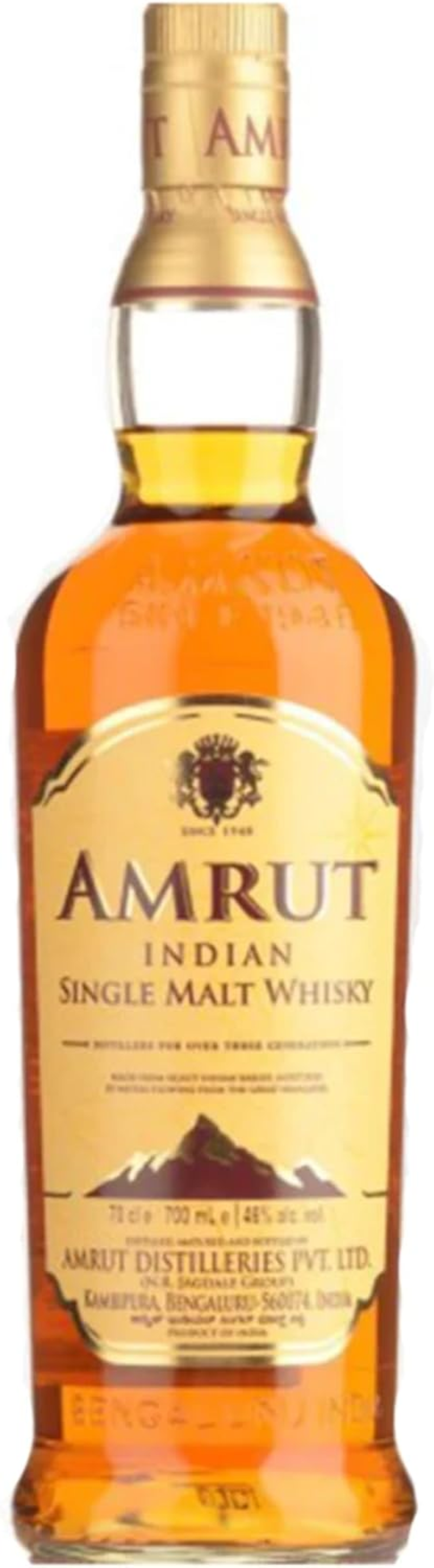 Amrut Indian Single Malt Whisky 700Ml