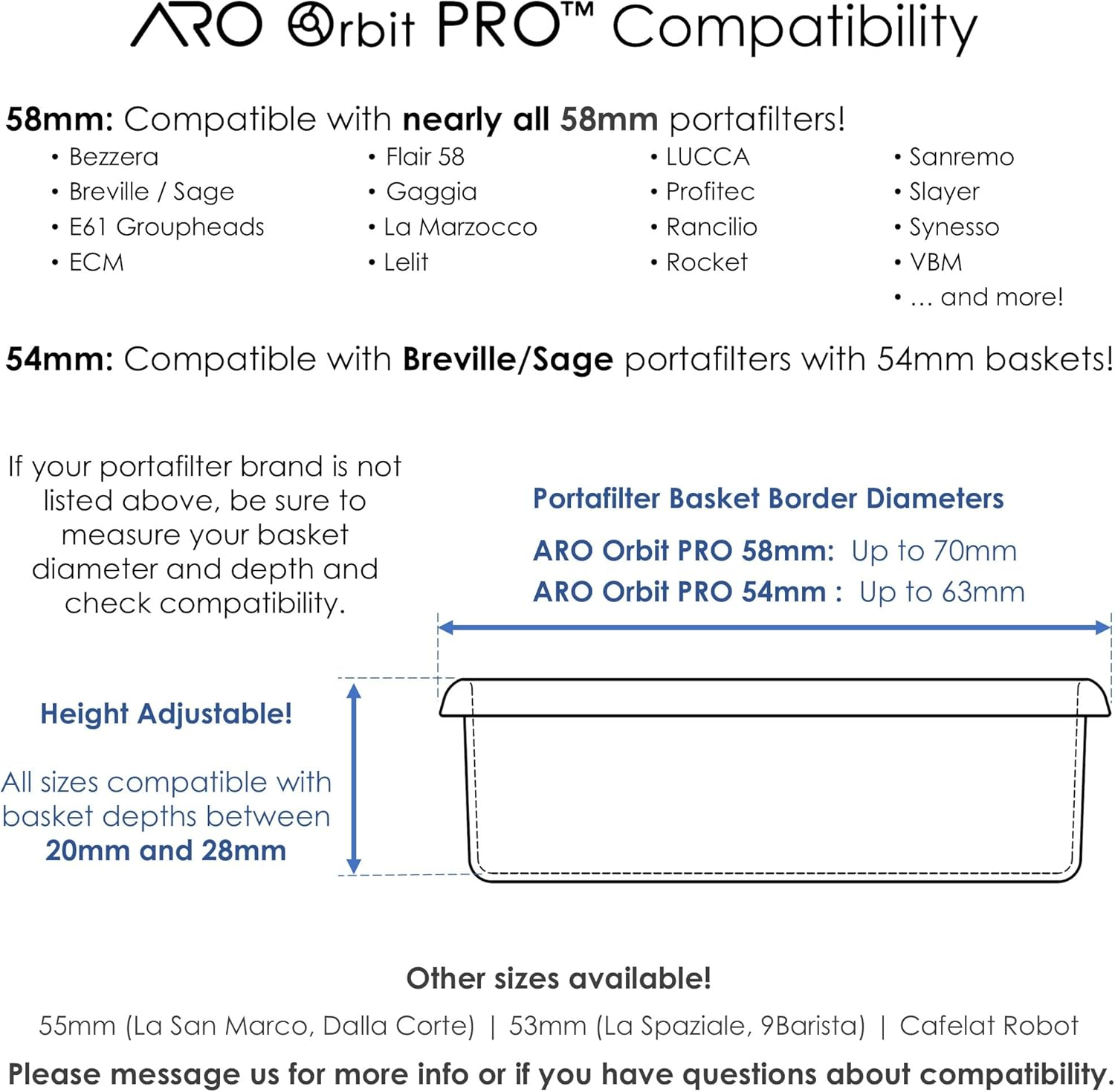 ARO Orbit PRO&trade; | Aluminum Spirographic Espresso Distribution Tool | Geared WDT for Home Baristas and Professional Caf&eacute;s (Black, 58Mm) image number 5