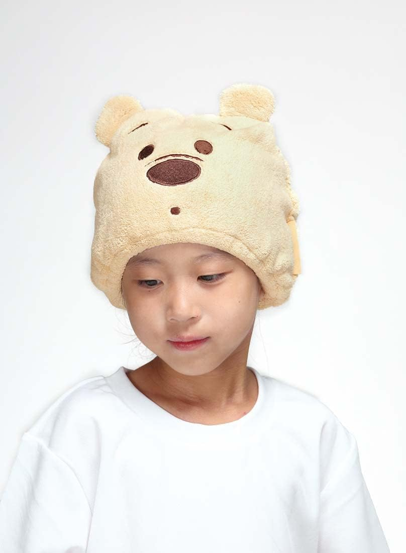 Skater TOC11-A Water Absorbent, Quick-Drying, Animal Towel Cap, Disney, Winnie the Pooh, 9.1 X 6.7 Inches (23 X 17 Cm) image number 5