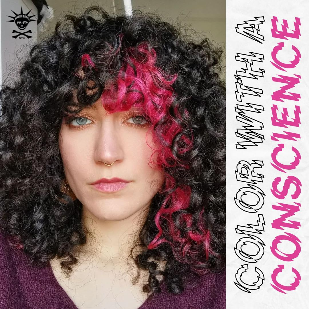 MANIC PANIC Classic Hot Hot Pink Semi Permanent Hair Color - Neon Pink Hair Dye for Women & Men That Lasts 4-6 Weeks - Vegan, Ammonia & Cruelty-Free - Create & Mix Custom Shades (4Oz) - Electric Banana image number 2