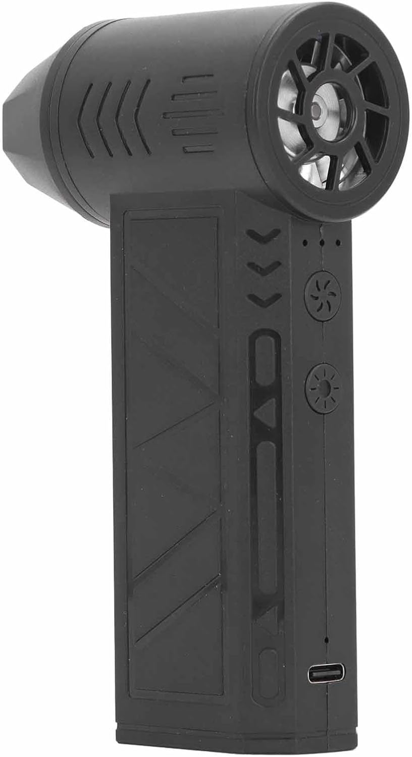 Jet Dry Blower, 130000RPM Jet Dry Mini Blower, 4 Gear Adjustable Electric Air Duster, Cordless Jet Fan, Jet Blower Car Dryer Compressed Air Duster for Car, Camping image number 5