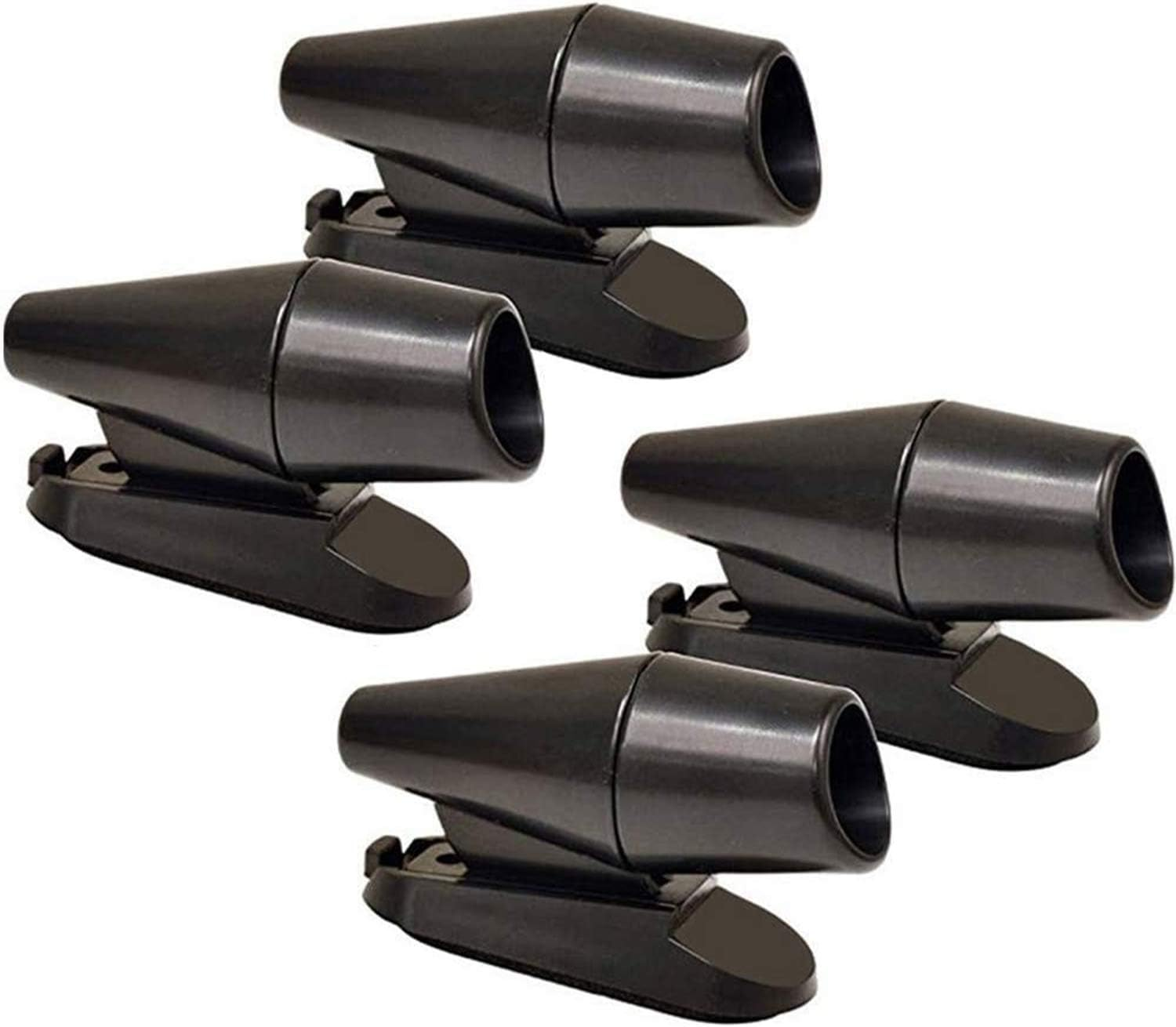 CITKOU 4Pcs Deer Whistles for Vehicles Wind Activated Black image number 2