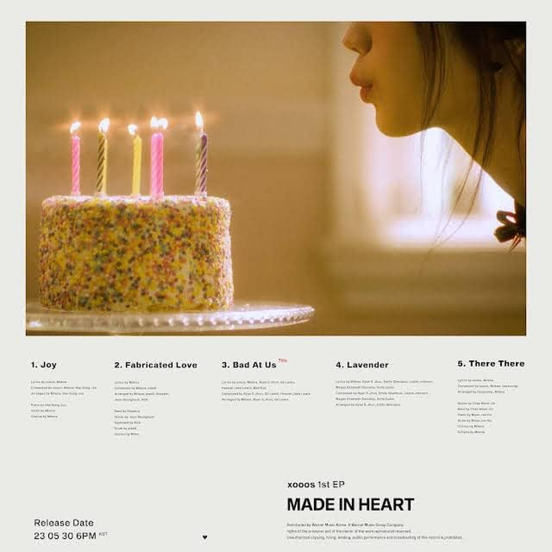 Xooos Made in Heart EP Album Cd+Photobook+Tracking Sealed image number 3