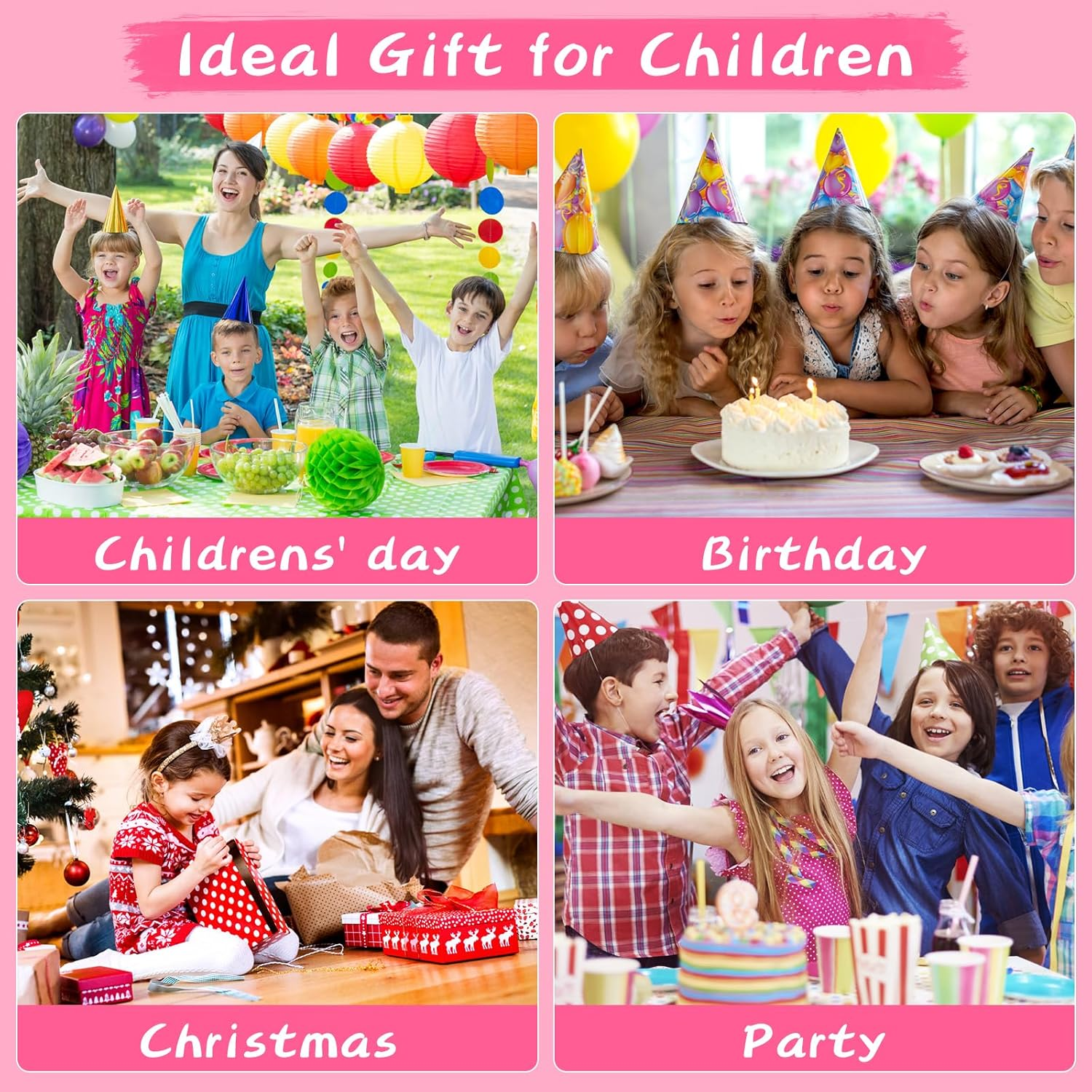 Aieenjor Kids Nail Polish, Non-Toxic Nail Polish Set for Toddler,Water-Based Quick Drying Peel-Off Nail Polish for Kids, 6 Color Rainbow Party, Holiday Favors, Party Favors for Kids Makeup Age 2+ image number 2