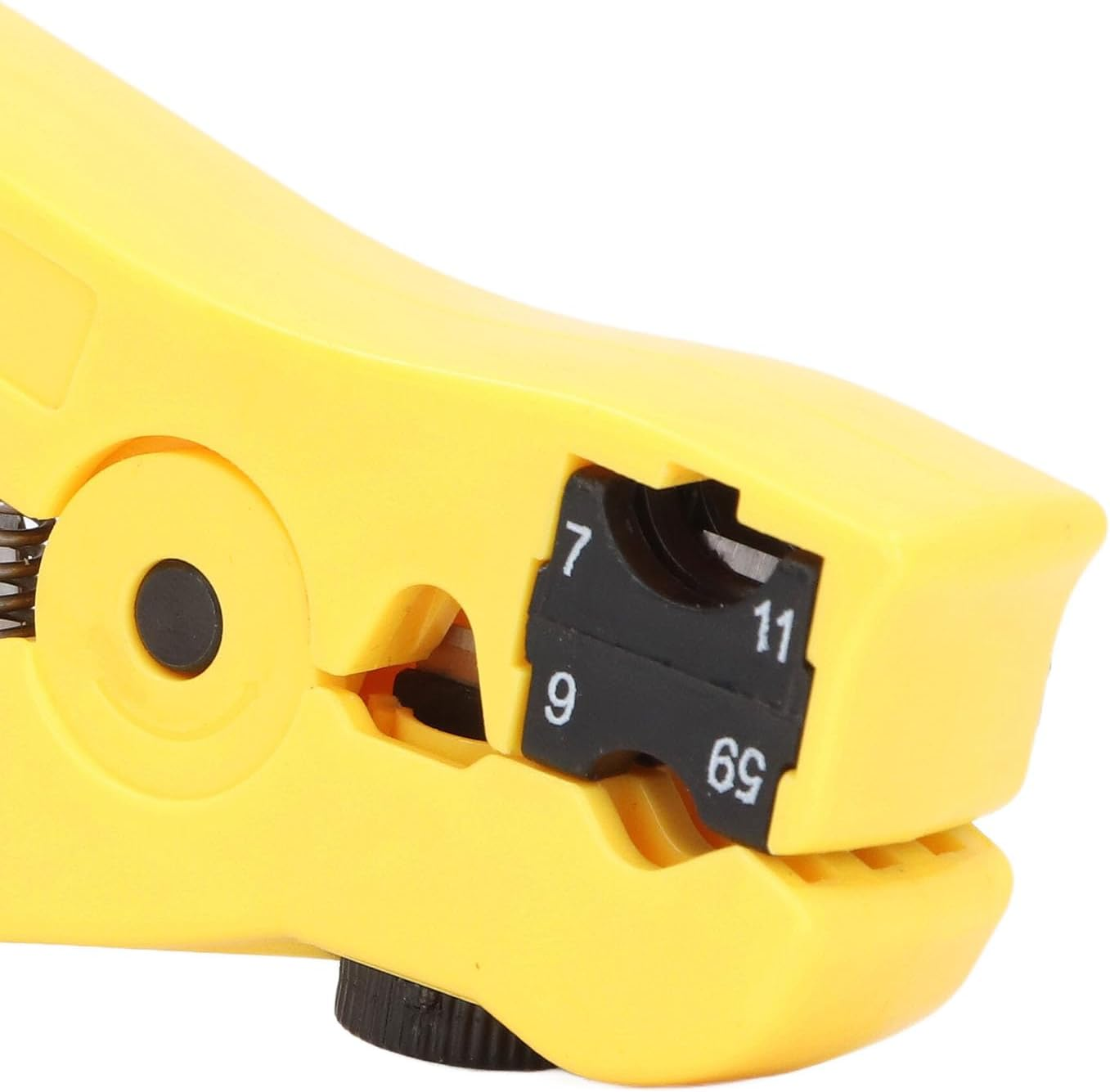 Coax Crimper Tool Kit, Adjustable Coaxial Cable Crimper Stripper with RG6 Connectors, Suitable for RG6, RG59, RG11, 75 5 7 Metric Imperial F Connectors, Indoor Use image number 3