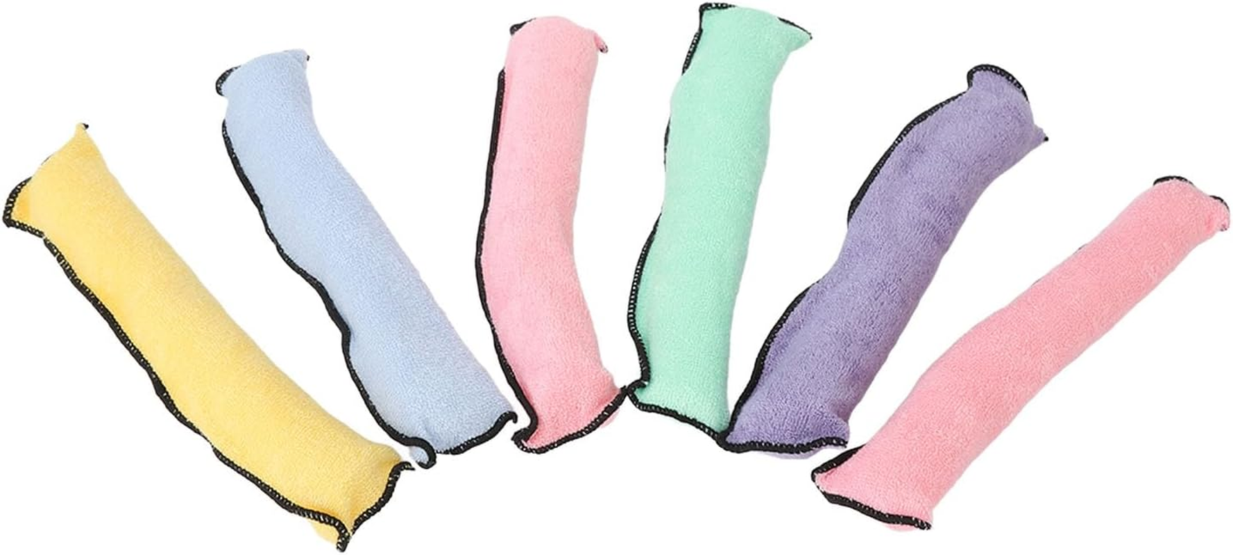 Heat-Free Hair Rollers, Pack of 6, Portable Sponge Curlers, Lightweight, No Heat, Curlers for Women and Girls, Heat-Free Curls for All Hair Types image number 6