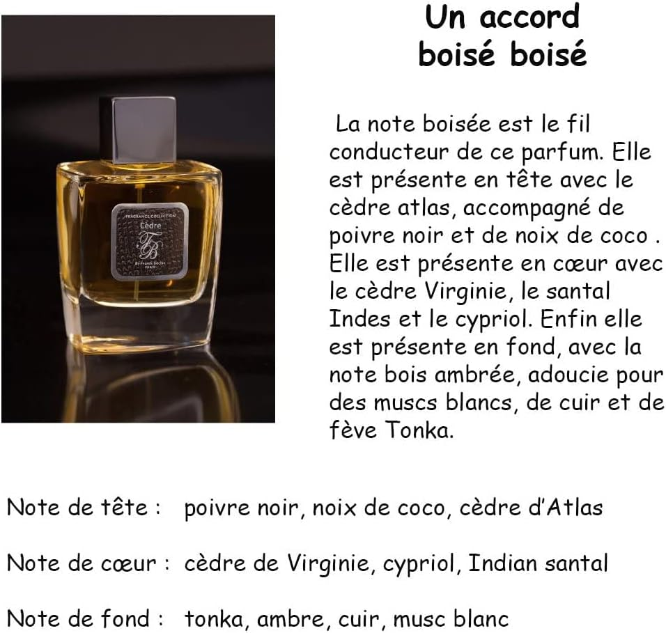 Franck Boclet Cedre by Franck Boclet Eau De Parfum Spray 100 Ml image number 4