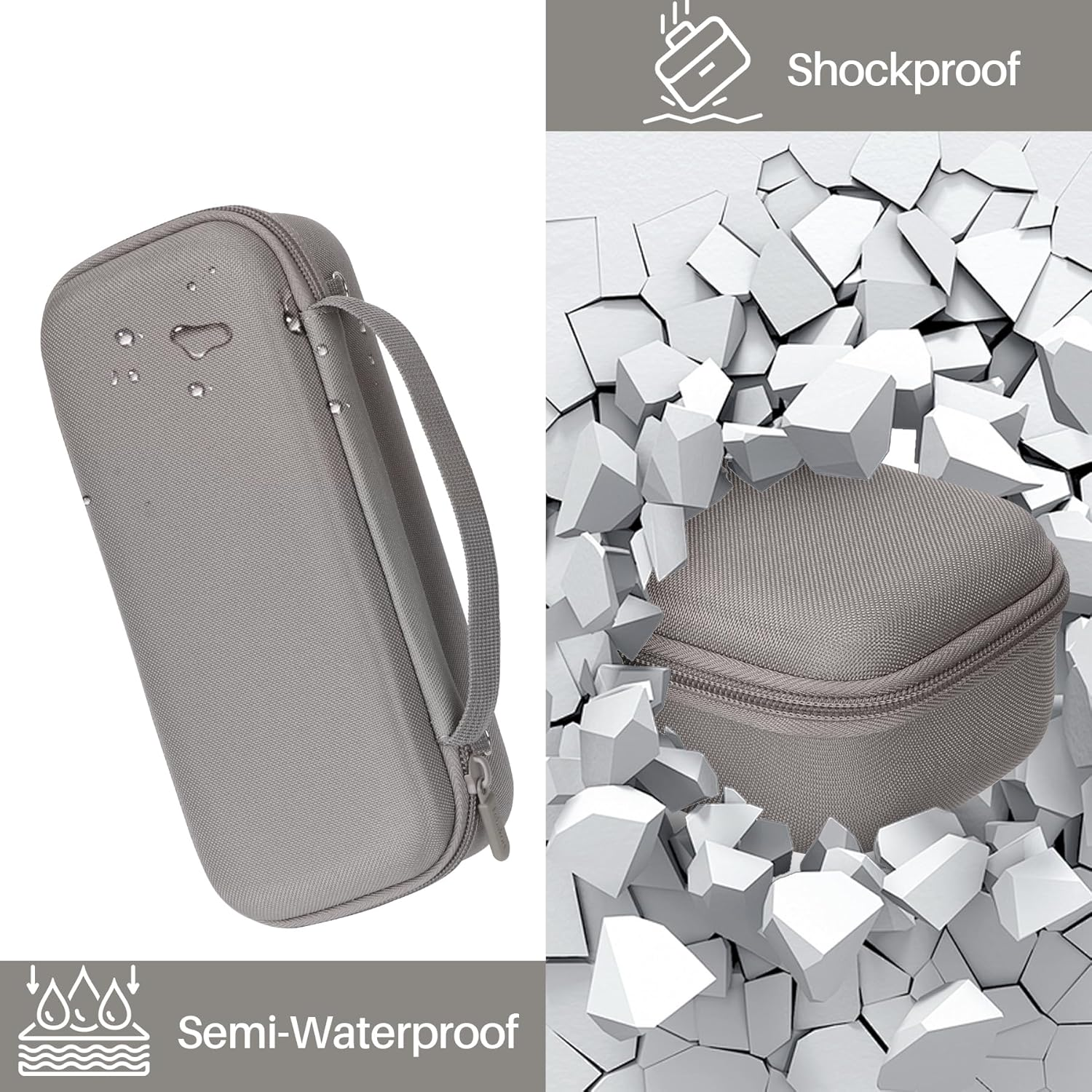 Lebakort Hard Protective Case for Bose Soundlink Flex Bluetooth Wireless Waterproof Portable Speaker (Second Generation) - Navy Blue Case image number 2